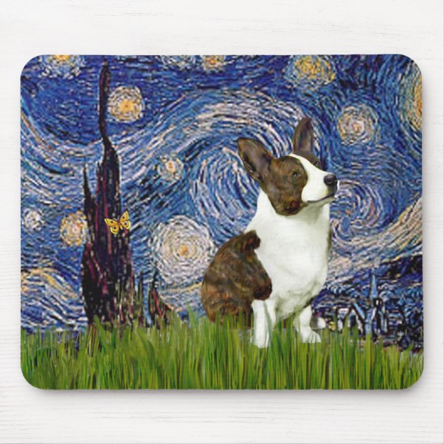 Starry Night - Cardigan Welsh Corgi Musmatta (Framsidan)