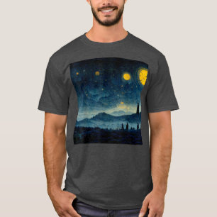 Starry Night Caspar David Friedrich T Shirt