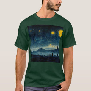 Starry Night Caspar David Friedrich T Shirt