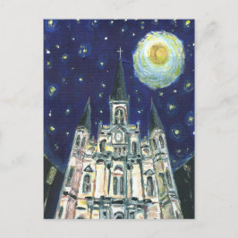 Starry Night Cathedral Vykort