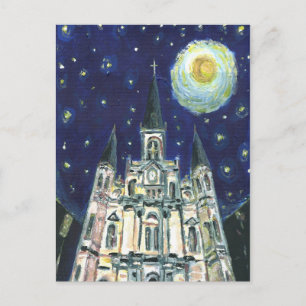 Starry Night Cathedral Vykort