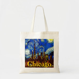 Starry Night Chicago Tygkasse