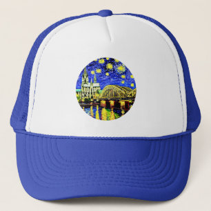 Starry Night Cologne Tyskland Cathedral Keps