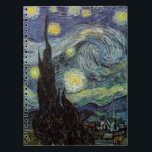 Starry Night Detail by van Gogh Note Bok Anteckningsbok Med Spiral<br><div class="desc">Från gruvarbetarlampan Nuenen till den som han placerade på sin fönstersida efter scenen med Gauguin; från kvällsstjärnan noterade han 1875 i Corot Olive Orchard till brev i augusti 1888 till sin bror, där han sade: "En dag eller annan kommer du att se en bild av själva huset badas i solljus,...</div>