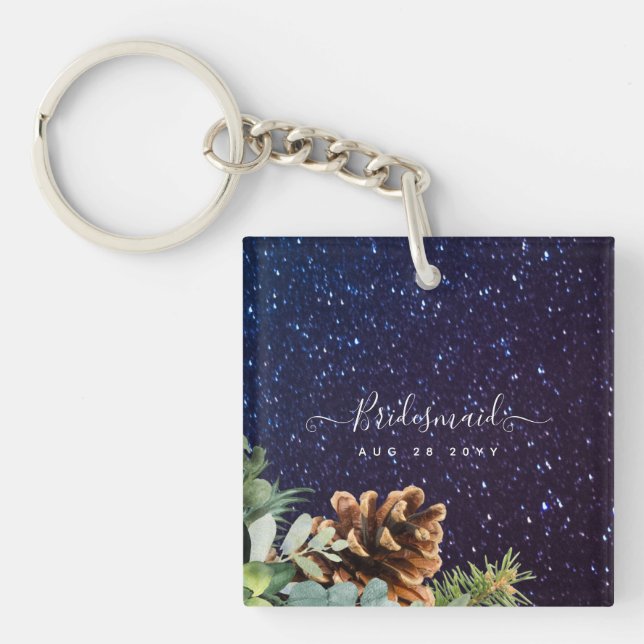 Starry Night Eucalyptus Blue Thistle WinterWedding (Framsidan)