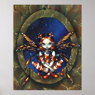 Starry Night Fairy gothys fantasyart Skriv ut Poster