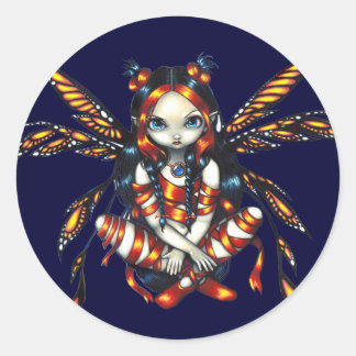 "Starry Night Fairy"-märke Runt Klistermärke