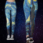 Starry Night Fine Art Van Gogh Leggings<br><div class="desc">Snygg fin konst Van Gogh Starry Natt Legging. Dessa lagförslag kommer säkert att wow människor med deras uppmärksamhet på detaljer och vackra målning av Van Goghs stjärnriärnatt. Melech HaMoshiach nu!</div>