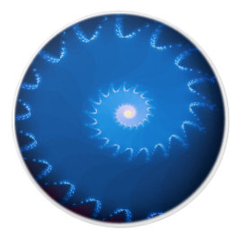 Starry Night Fractal Ceramic Knob Knopp
