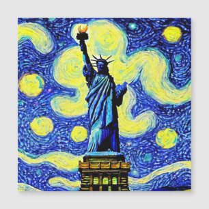 Starry Night Frihetsgudinnan New York