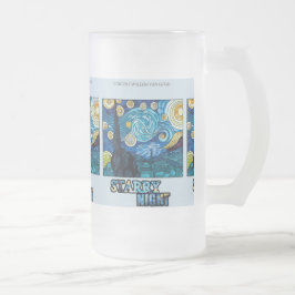 Starry Night Frosted Mugg