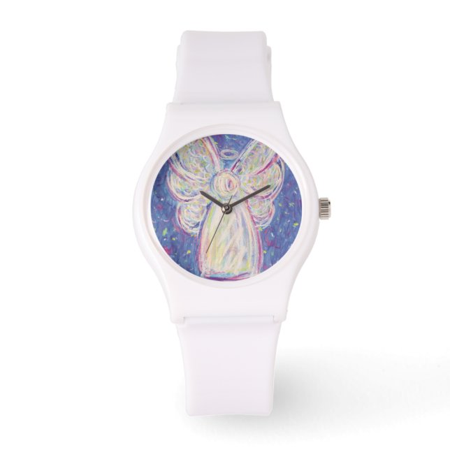 Starry Night Guardian Angel Anpassningsbar Watch D Armbandsur (Framsida)