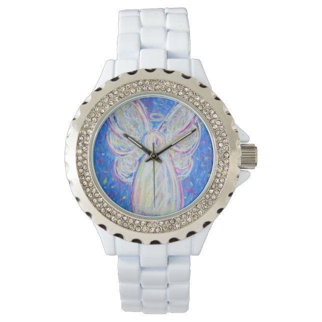 Starry Night Guardian Angel Anpassningsbar Watch D Armbandsur (Framsida)