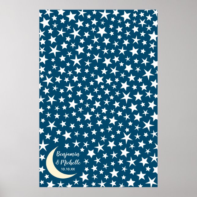 Starry Night Guest Bok Poster - 250 blanksteg (Framsidan)
