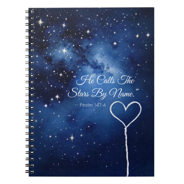 Starry Night Guidance Journal - Shepherd's Staff Anteckningsbok (Framsidan)