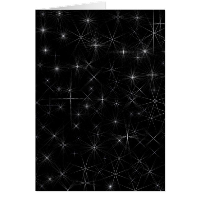 Starry night hälsningskort (Framsidan)