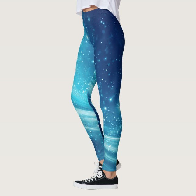 Starry Night Himlar: Blue Leggings (Vänster)