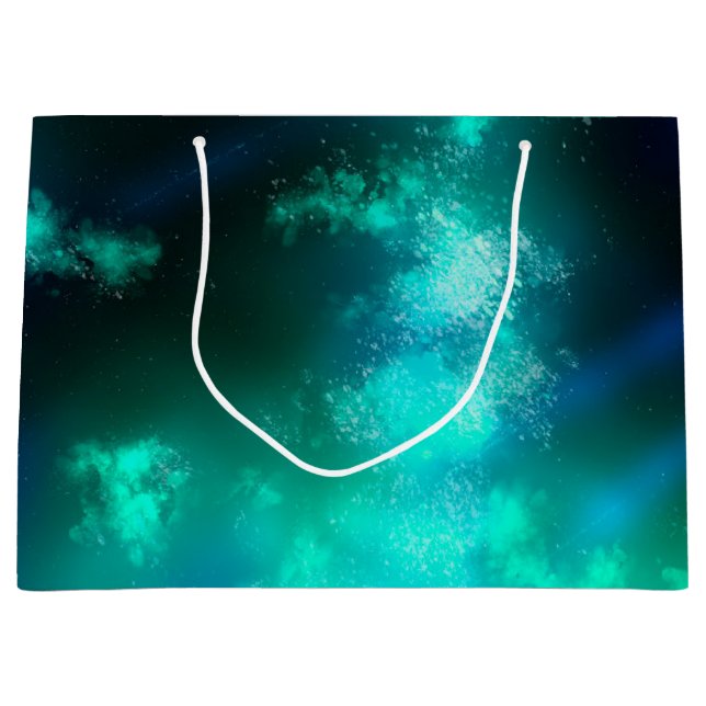 Starry Night Himlar Emerald Grönt Birthday Gift Ba (Framsidan)