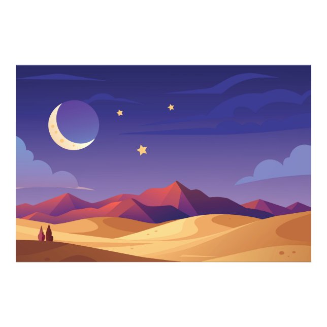 Starry night himlar fototryck (Framsidan)
