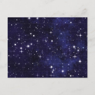 Starry Night Himlar Grid Vykort