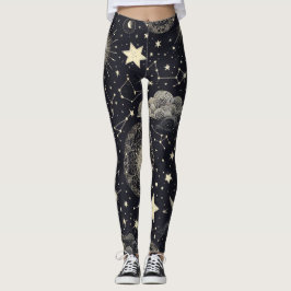 Starry Night Himlar Leggings