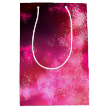 Starry Night Himlar Rosa Flare Birthday Gift Bag