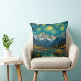 Starry Night i Rocky mountains Kudde
