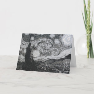 Starry Night I Vincent Van Gogh-mappade kort