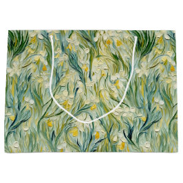 Starry Night-inspirerad Blommigt Paint Textured-st