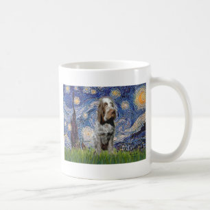 Starry Night - Italienska Spinone (roan) Kaffemugg