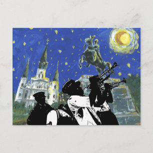 Starry Night Jackson Square Vykort