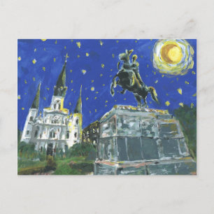 Starry Night Jackson Square Vykort