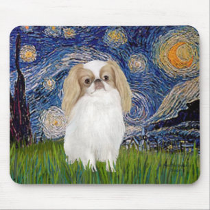 Starry Night - Japansk chin (citron 1) Musmatta