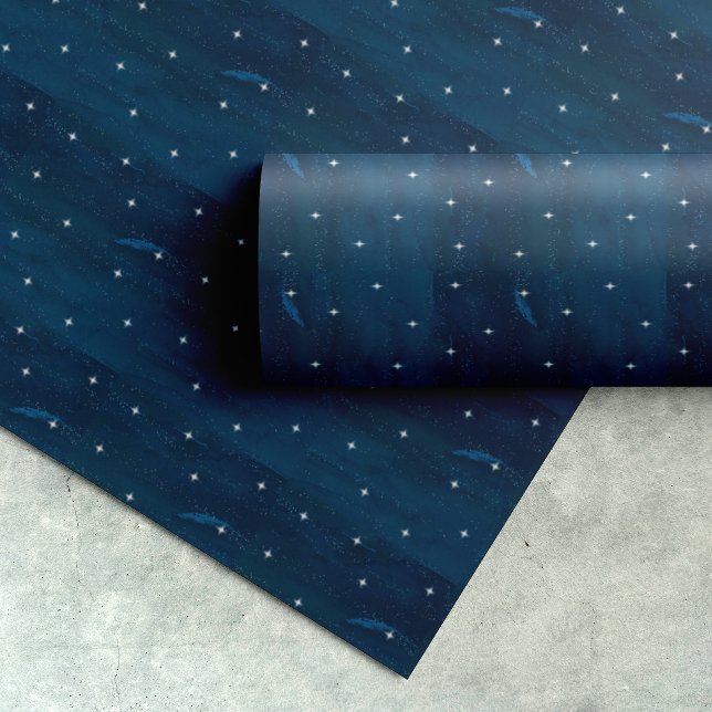 Starry Night-jul Presentpapper (Skapare uppladdad)
