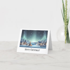 Starry night jul tack kort