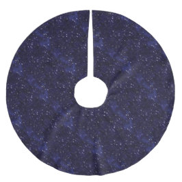 Starry Night Julgransmatta Borstad Polyester