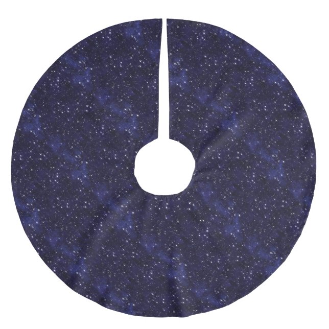 Starry Night Julgransmatta Borstad Polyester (Framsidan)
