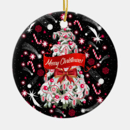 Starry Night Julgransprydnad Keramik