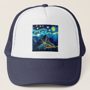 Starry Night Machu Picchu Peru Keps