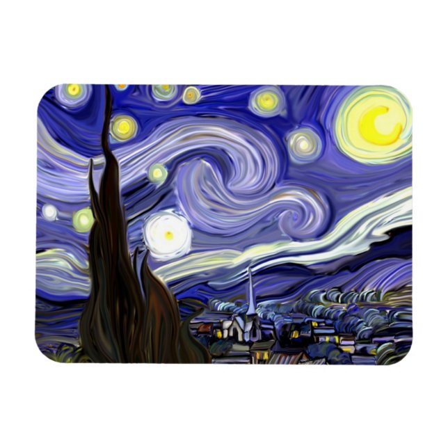Starry Night Magnet (Horisontell)