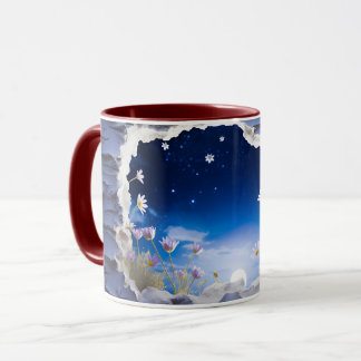 Starry Night & Måne Ceramic Coffee Mugg ☕
