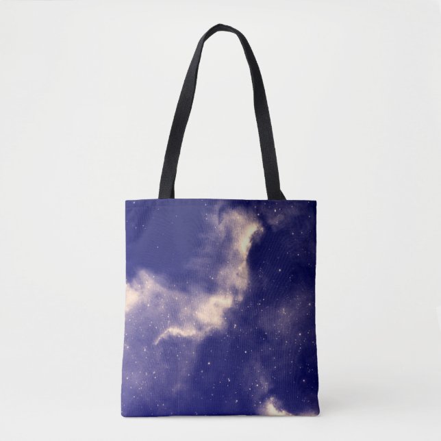 Starry night med galaxy tygkasse (Framsida)