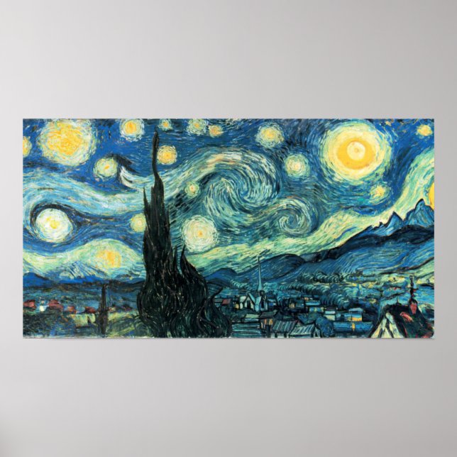 Starry Night, men det är Bigger Poster (Framsidan)
