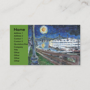 Starry Night Mississippi Queen. Visitkort
