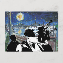 Starry Night Mississippi Queen Vykort