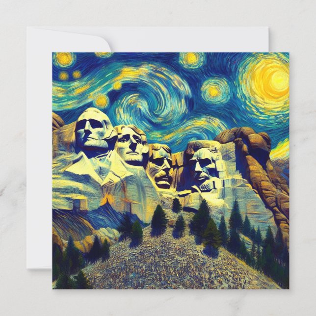 Starry Night Mt. Rushmore South Dakota (Framsida)