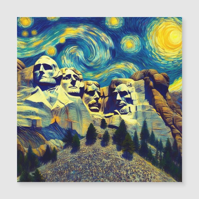 Starry Night Mt. Rushmore South Dakota (Framsida)