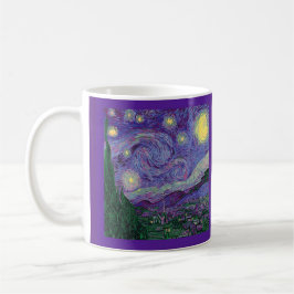 Starry Night och Vincent Van Gogh, citat, Parody. Kaffemugg