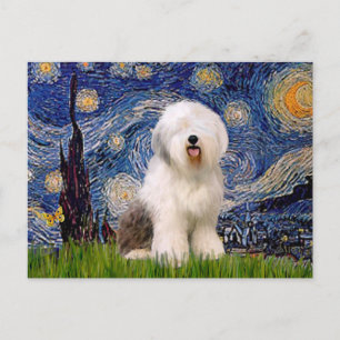 Starry Night - Old English 6 Vykort
