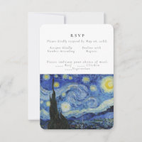 Starry Night Old-tavla bröllop OSA